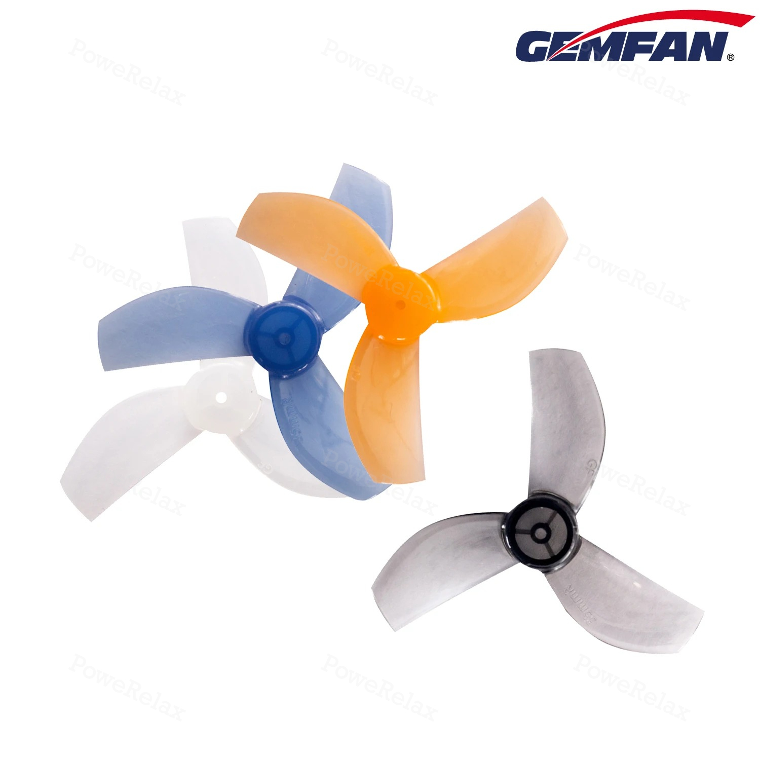 Fpv Drone Motor - 16ペアGemfan 35mm-3 35mm 3ブレードPCマイクロプロペラ1.0mm RC FPVレーシングフリースタイルFPV