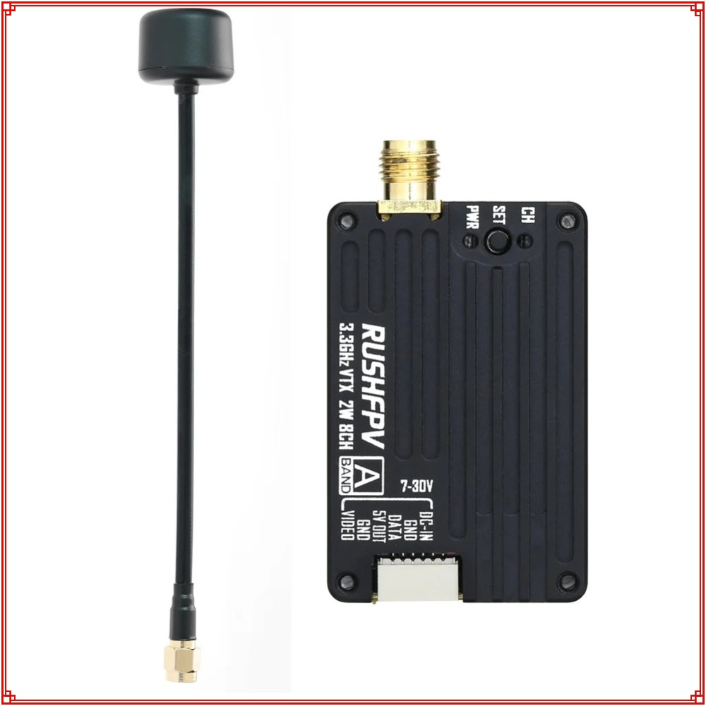 2026年新型 RUSHFPV 3.3G 2W VTX送信機 - Fpv Drone Receiver のレビューと価格