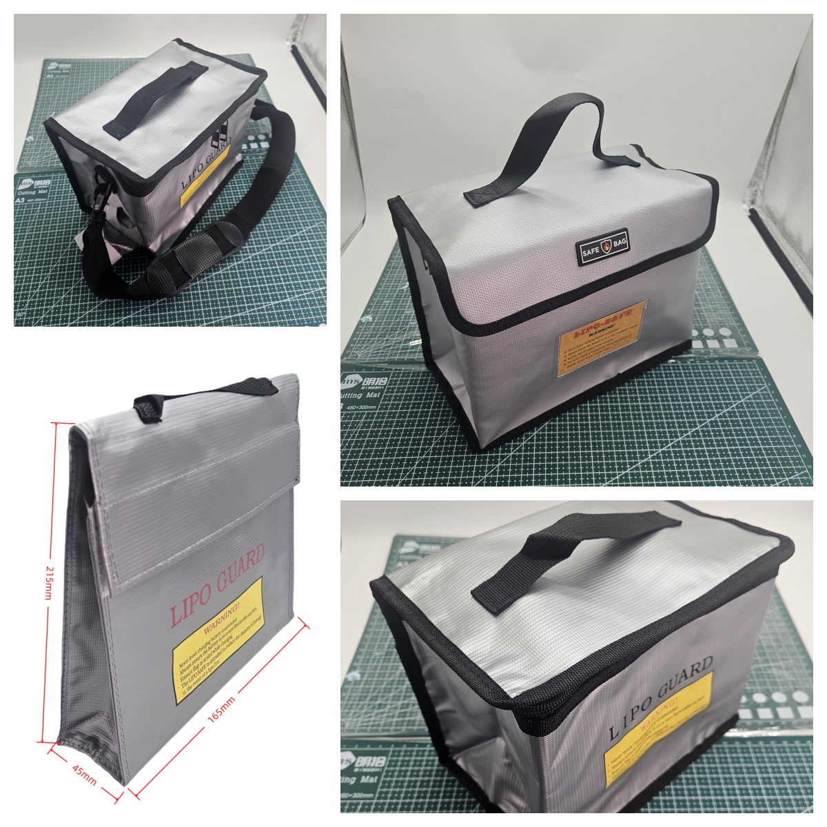Lipo SAFE 耐火・防爆ポータブルリチウムポリマー安全 - Fpv Drone Bag のレビューと価格