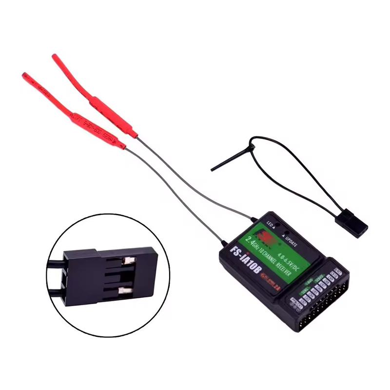 Flysky FS-iA10B 2.4G 10チャンネル受信 - Fpv Drone Battery のレビューと価格
